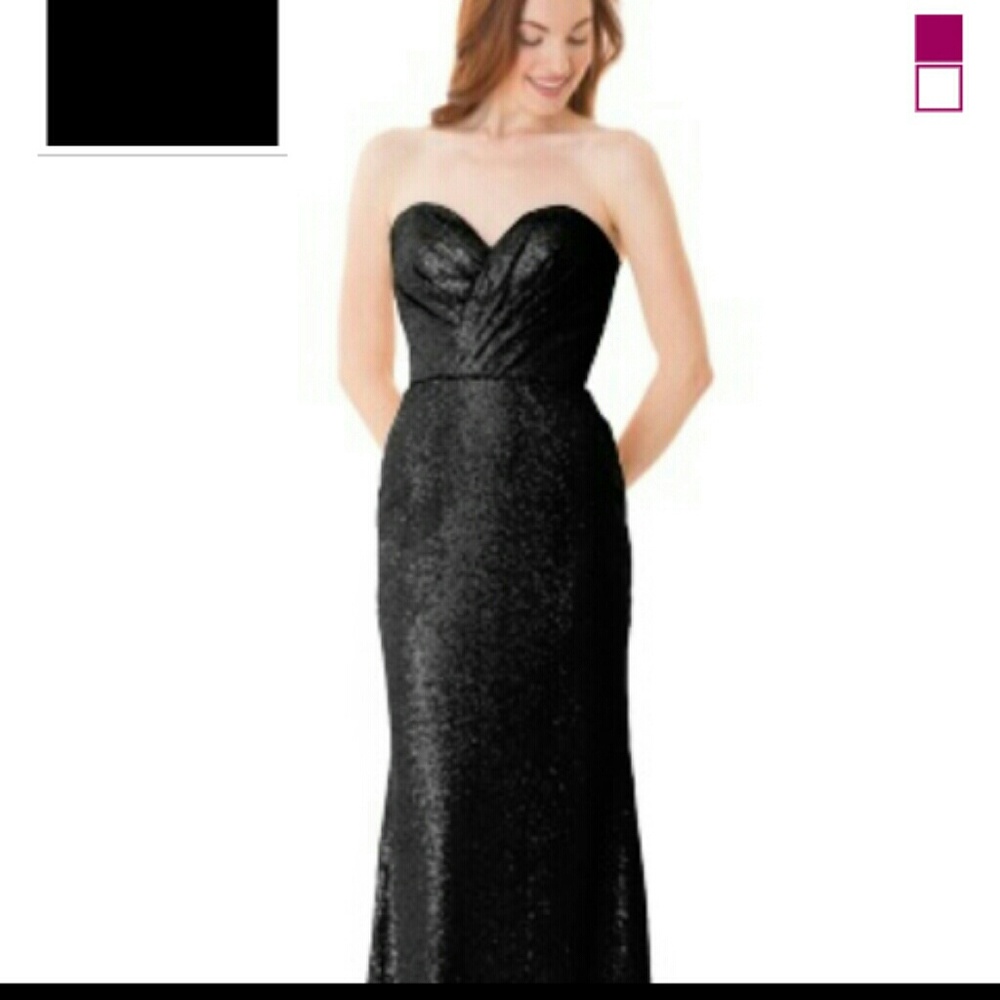 Authentic Bari Jay strapless dress